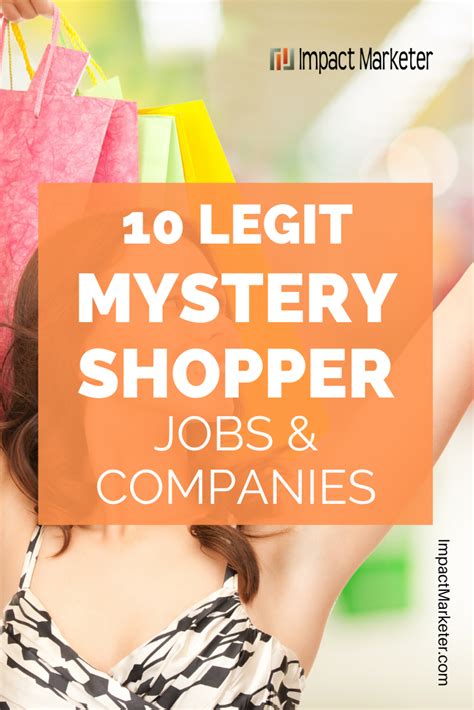 legit mystery shopper companies.